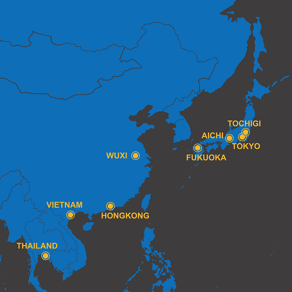 DNEの拠点ネットワーク